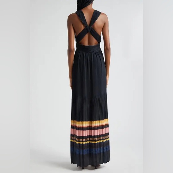 A.L.C.
Everly Stripe Pleat Maxi Dress - Picture 2 of 9